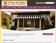 Tablet Screenshot of citykittygrooming.com